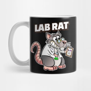 Lab Rat Funny Cartoon Art Mug